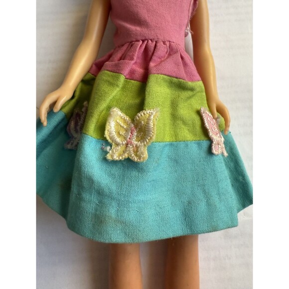 VINTAGE Brunette SKOOTER Doll Skipper’s Friend 1963 Mattel Barbie Original Dress - Picture 8 of 13